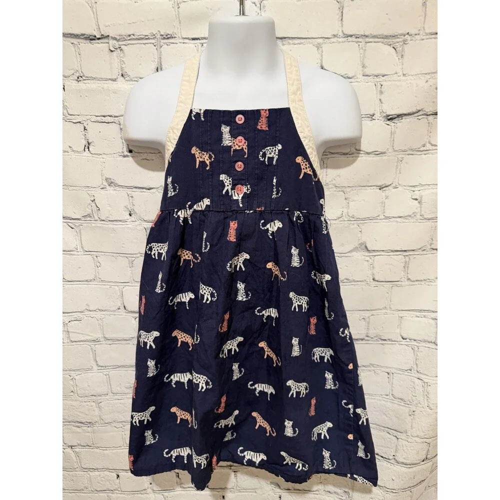 Gymboree Sunny Safari Cheetah Print Halter Sundress 5t
